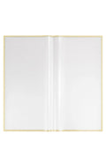 Wrapping paper white with gold trim