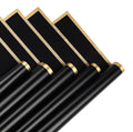 Black Wrapping paper with Gold lines