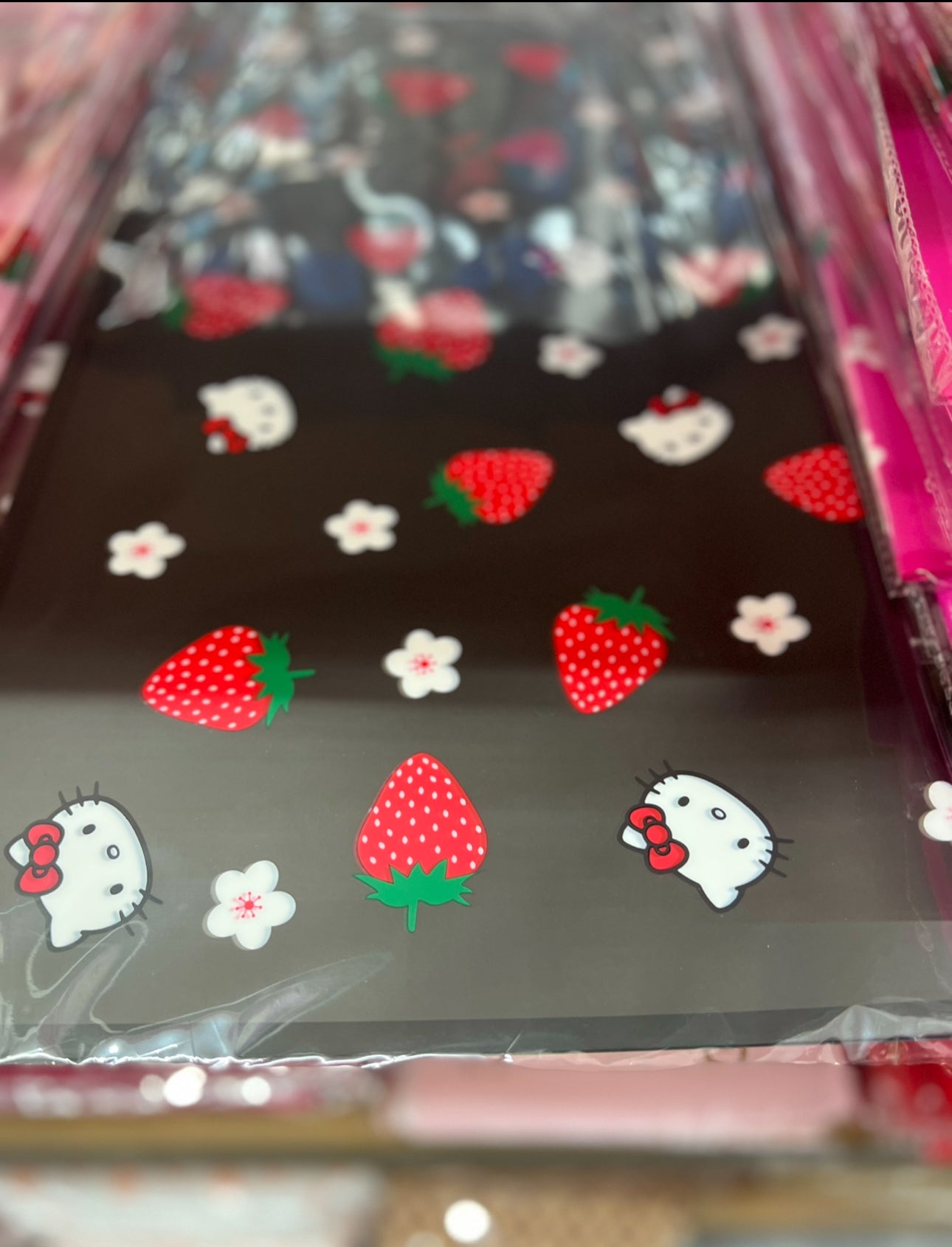 HK and Strawberry 🍓 transparent wrapping paper