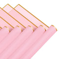 Pink Wrapping paper with Gold lines