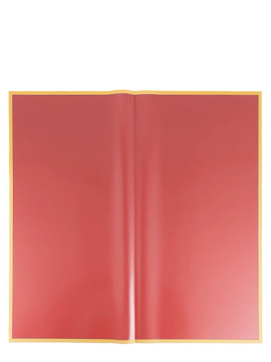 Wrapping paper red with gold trim