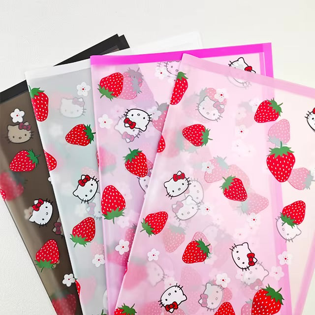 HK and Strawberry 🍓 transparent wrapping paper